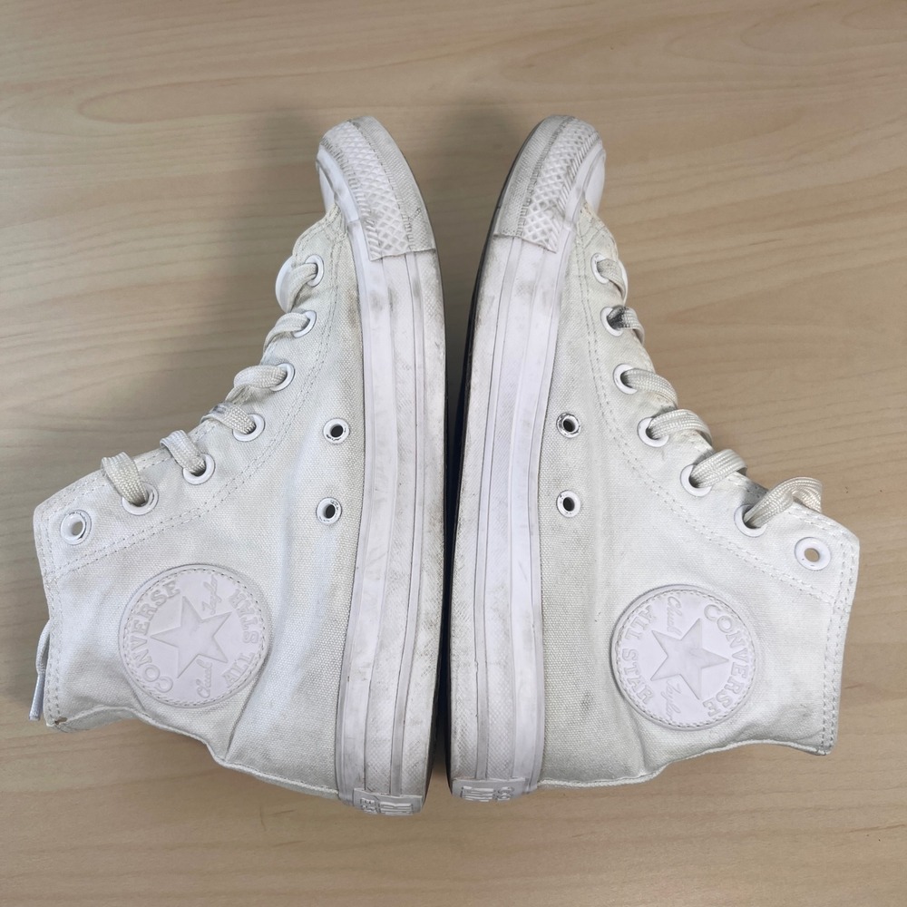 Converse Chuck Taylor All Star Women 8 White High Top LED Light Up Laces - Picture 6 of 9